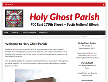 Tablet Screenshot of holyghostcatholicparish.org